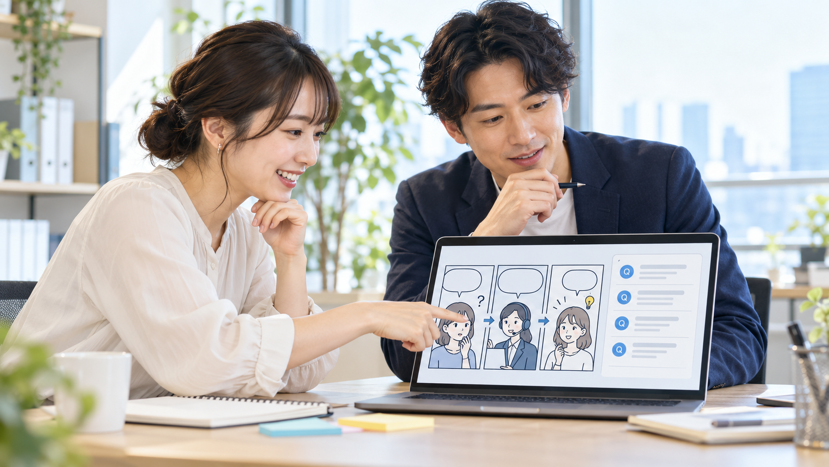 企業FAQを漫画にする方法|質問選びから公開までの5ステップのイメージ