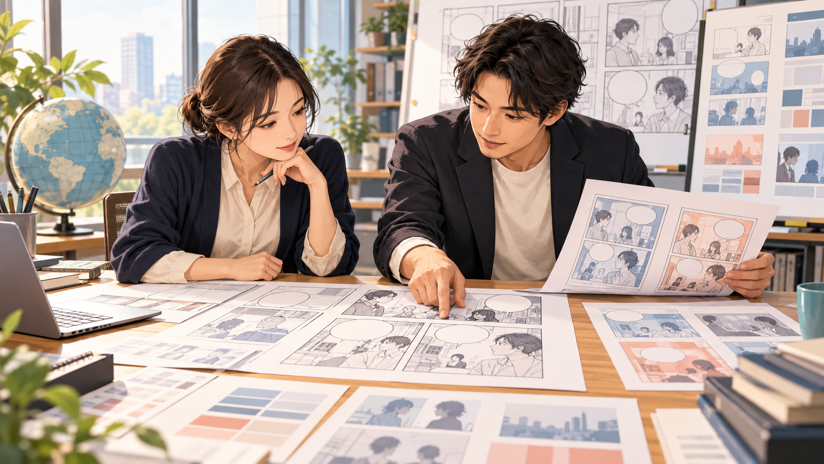 企業マンガを海外向けに展開するには?翻訳前に決める7項目のイメージ