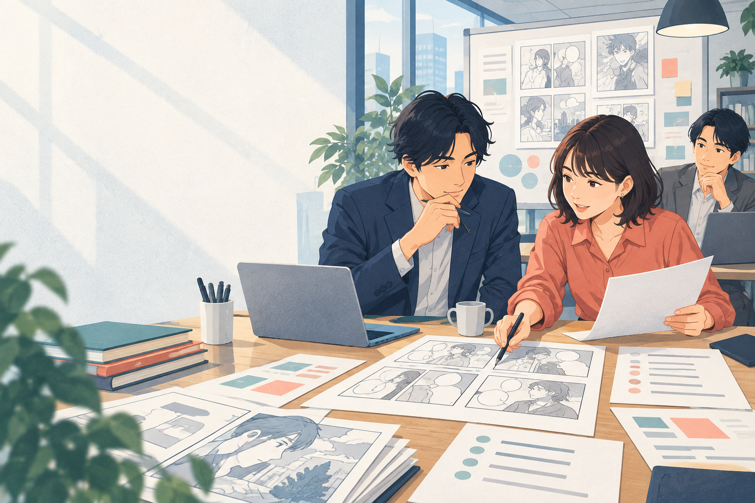 漫画広告の企画書に入れる項目|社内承認を通す7つの整理のイメージ
