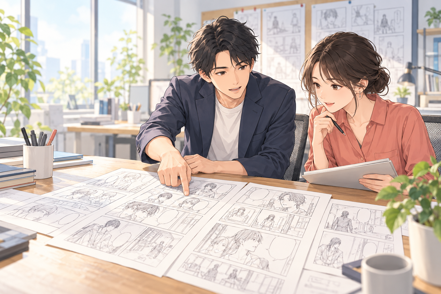 漫画のネーム確認チェックリスト｜作画前に見る7つのポイントのイメージ