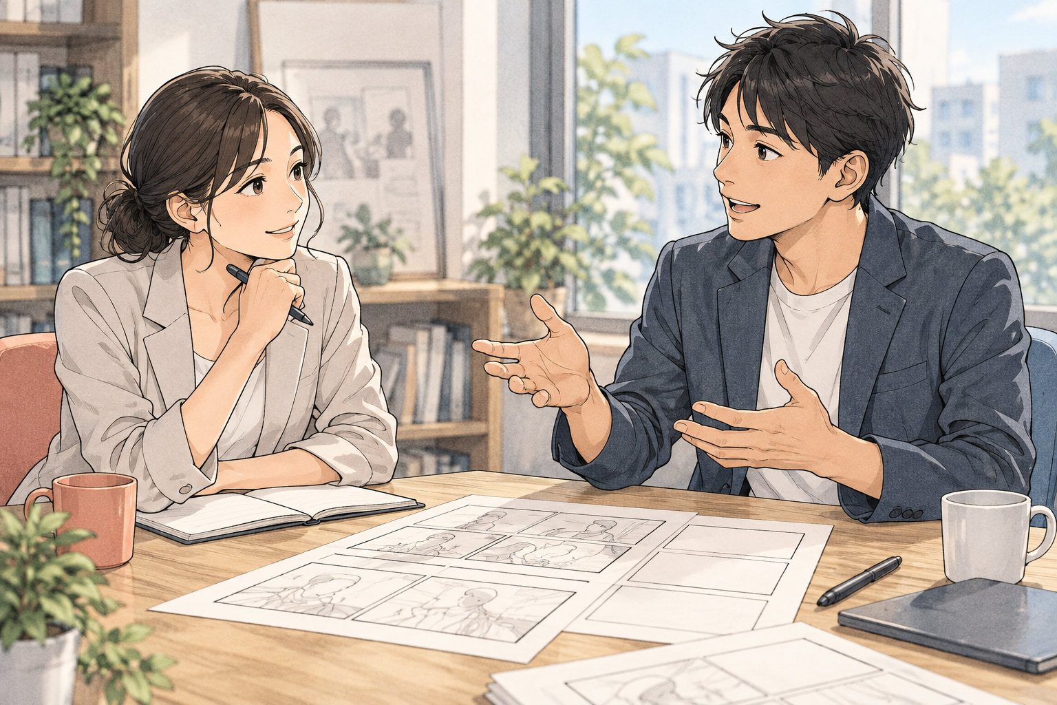 採用マンガの取材質問リスト｜社員の経験を脚本に変える方法のイメージ