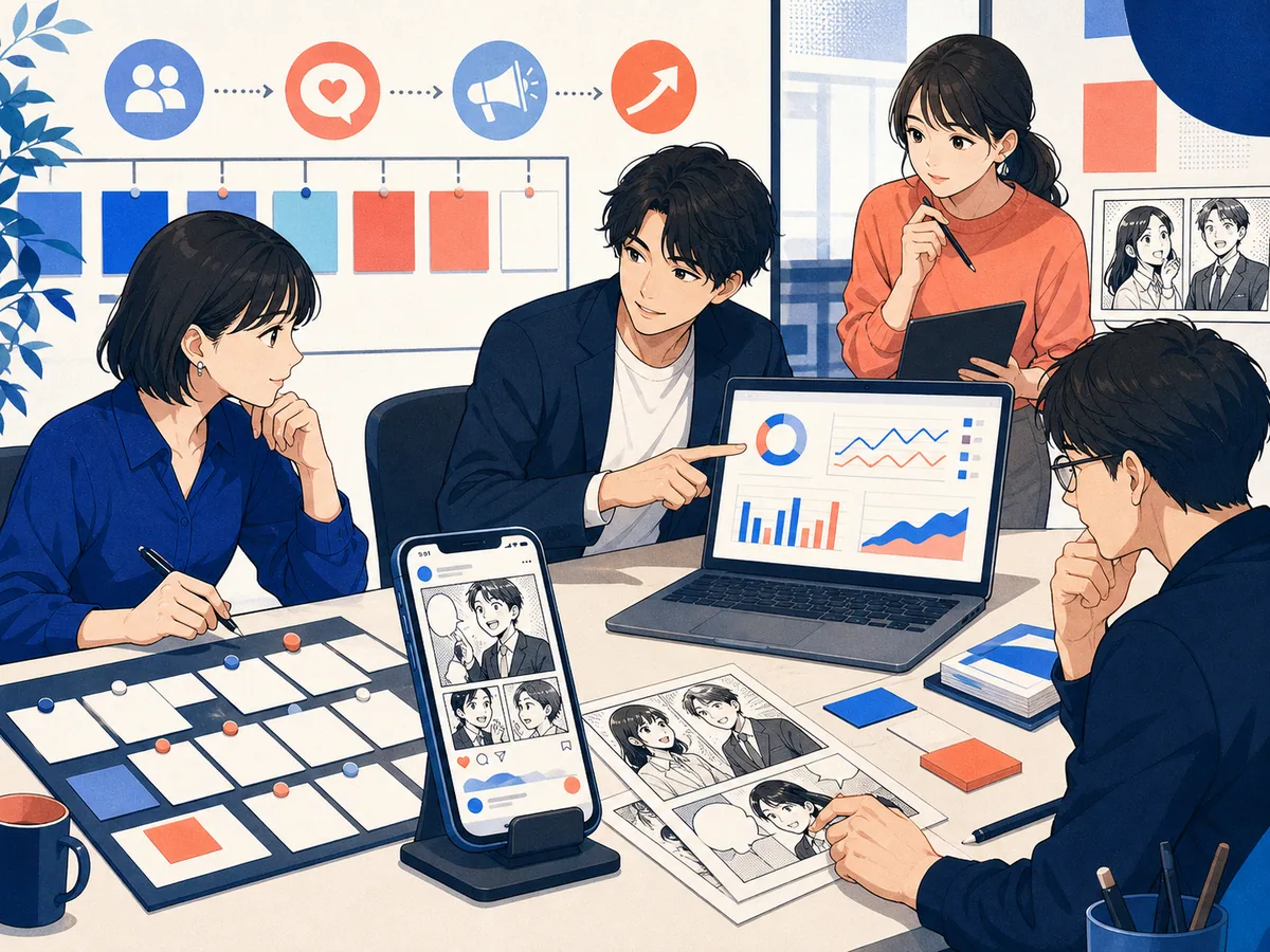 採用広告のSNS運用とは？改善する指標と進め方のイメージ