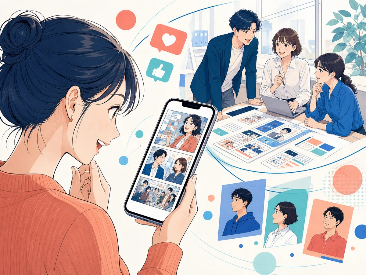 SNS広告採用とは？求人媒体との違いと活用方法のイメージ